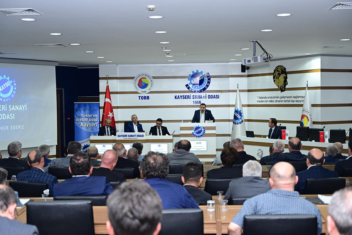 Kayseri OSB Başkanı Mehmet Yalçın, KAYSO Meclisi’nin Onur Konuğu Oldu