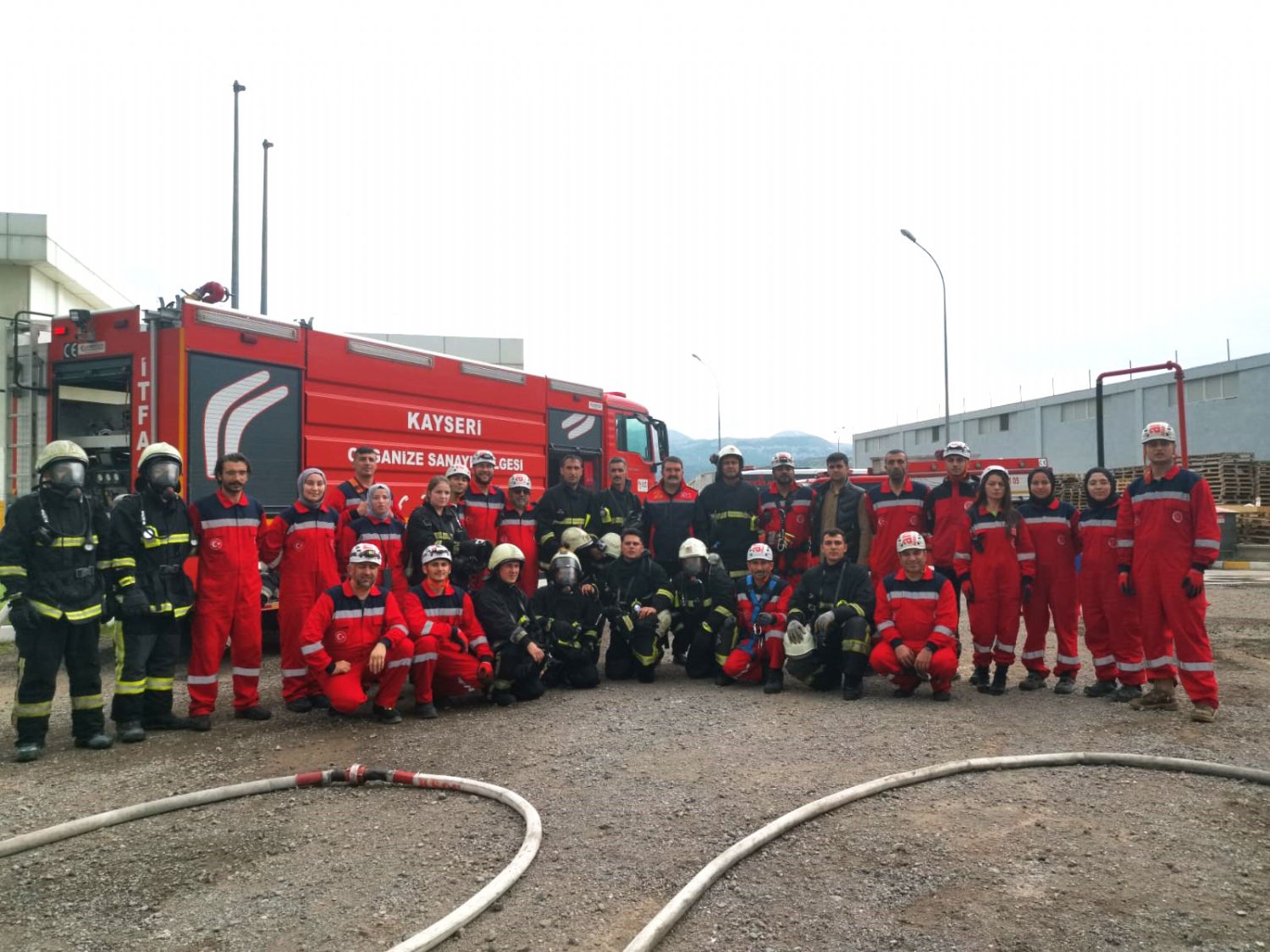 Kayseri OSB İtfaiyesi ANDA Ekibine Eğitim Verdi