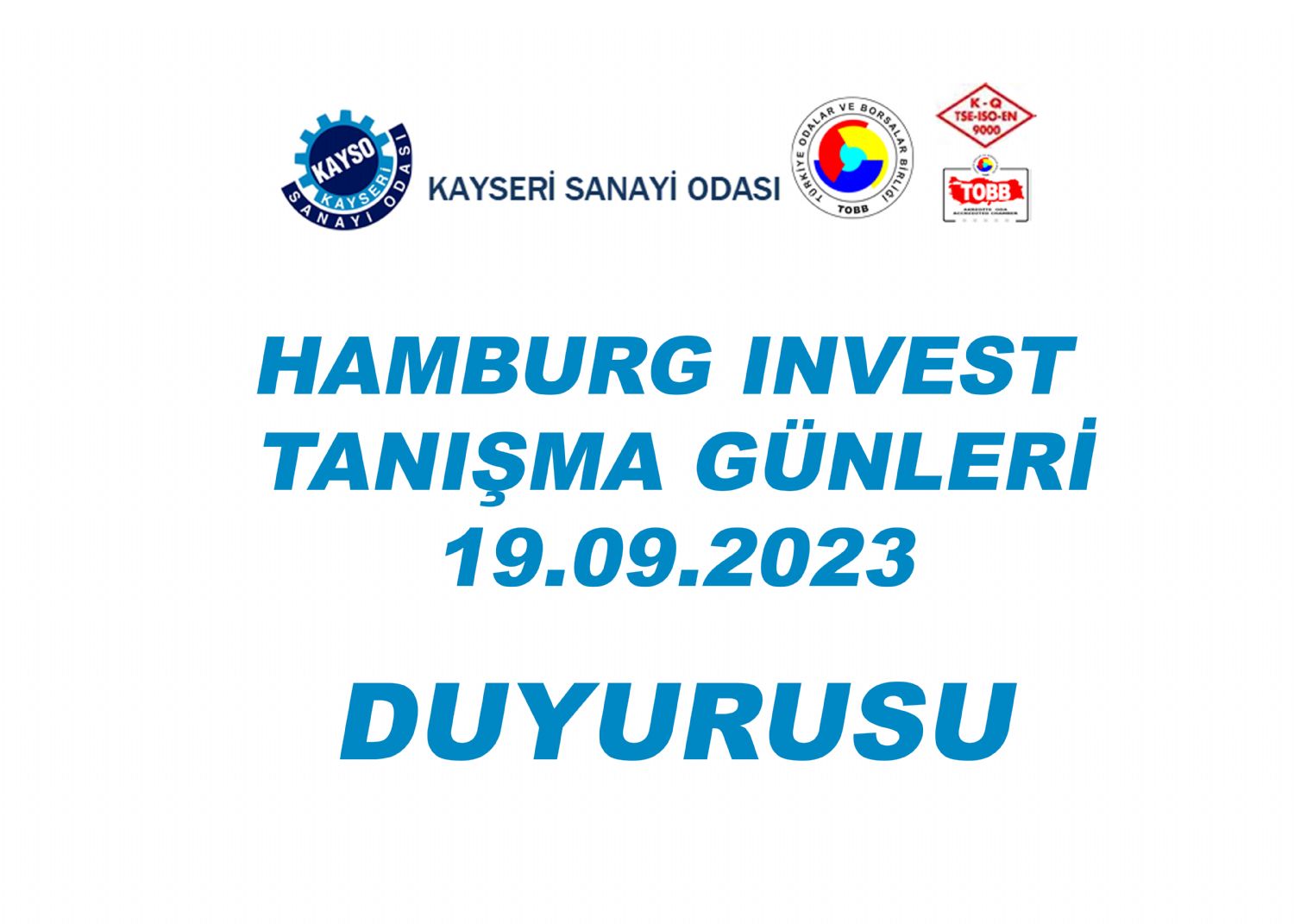 Hamburg Invest Tanışma Günleri