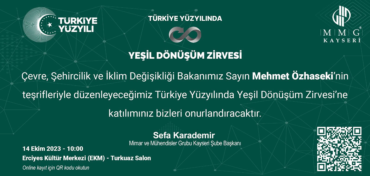 Türkiye Yüzyılında Yeşil Dönüşüm Zirvesi