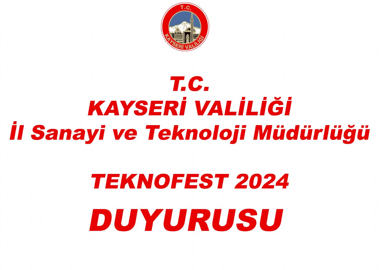 Teknofest 2024 Katılım Duyurusu
