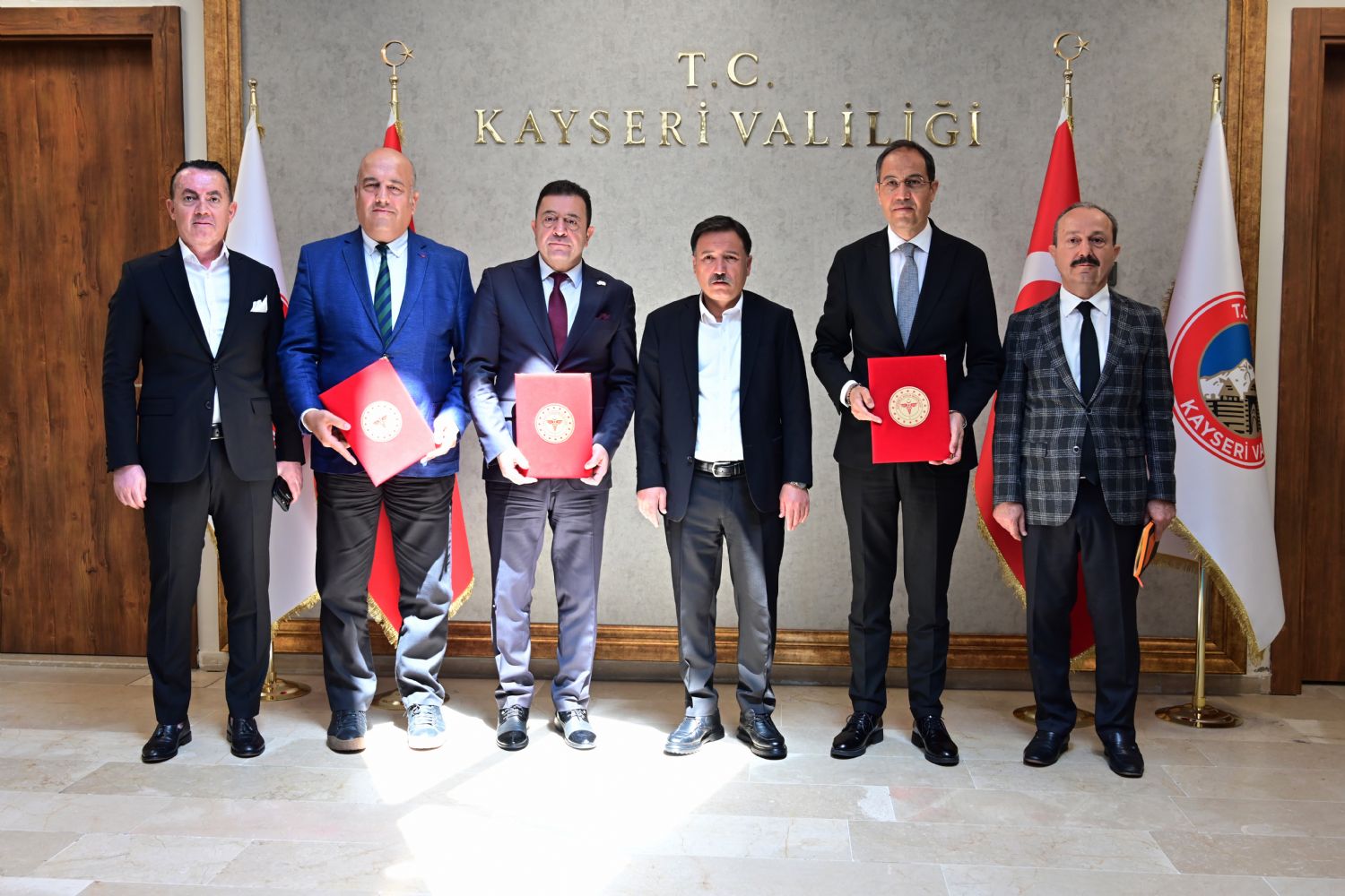 Kayseri OSB Sağlık Merkezi Valilik’te İmzalanan Protokolle Sağlık Müdürlüğüne Tahsis Edildi